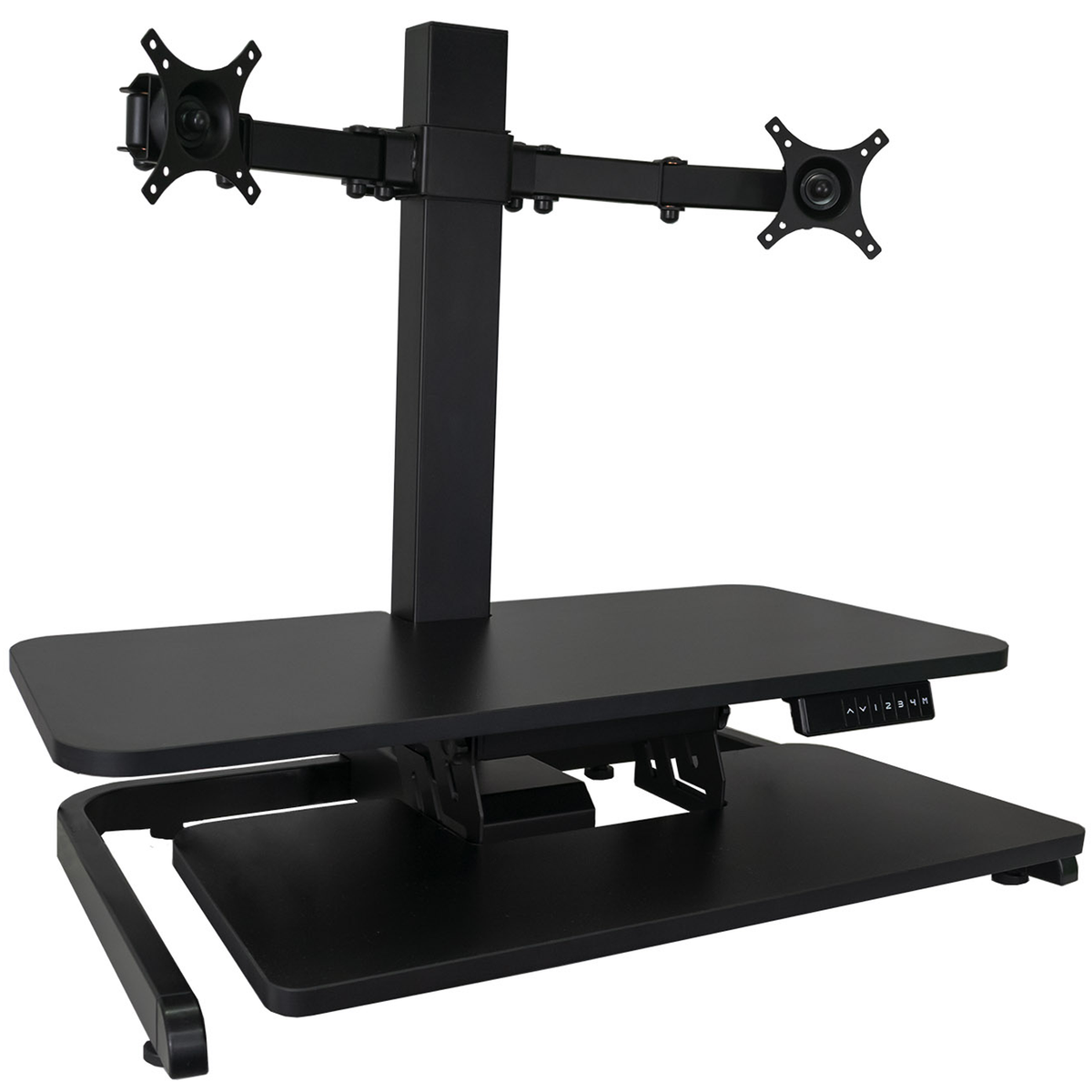 ErgoConvert Electric Sit Stand Desk Converter – AnthroDesk US